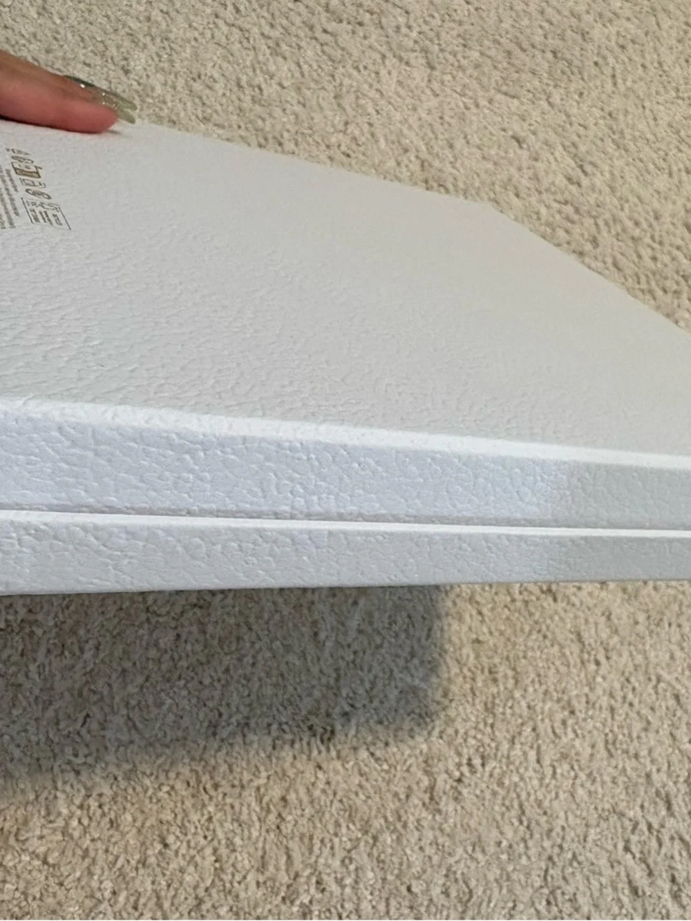 Dior White gift Box with Gold Logo
